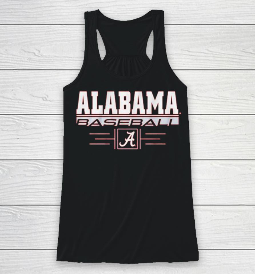 Alabama Baseball Stack University Of Alabama Logo Racerback Tank