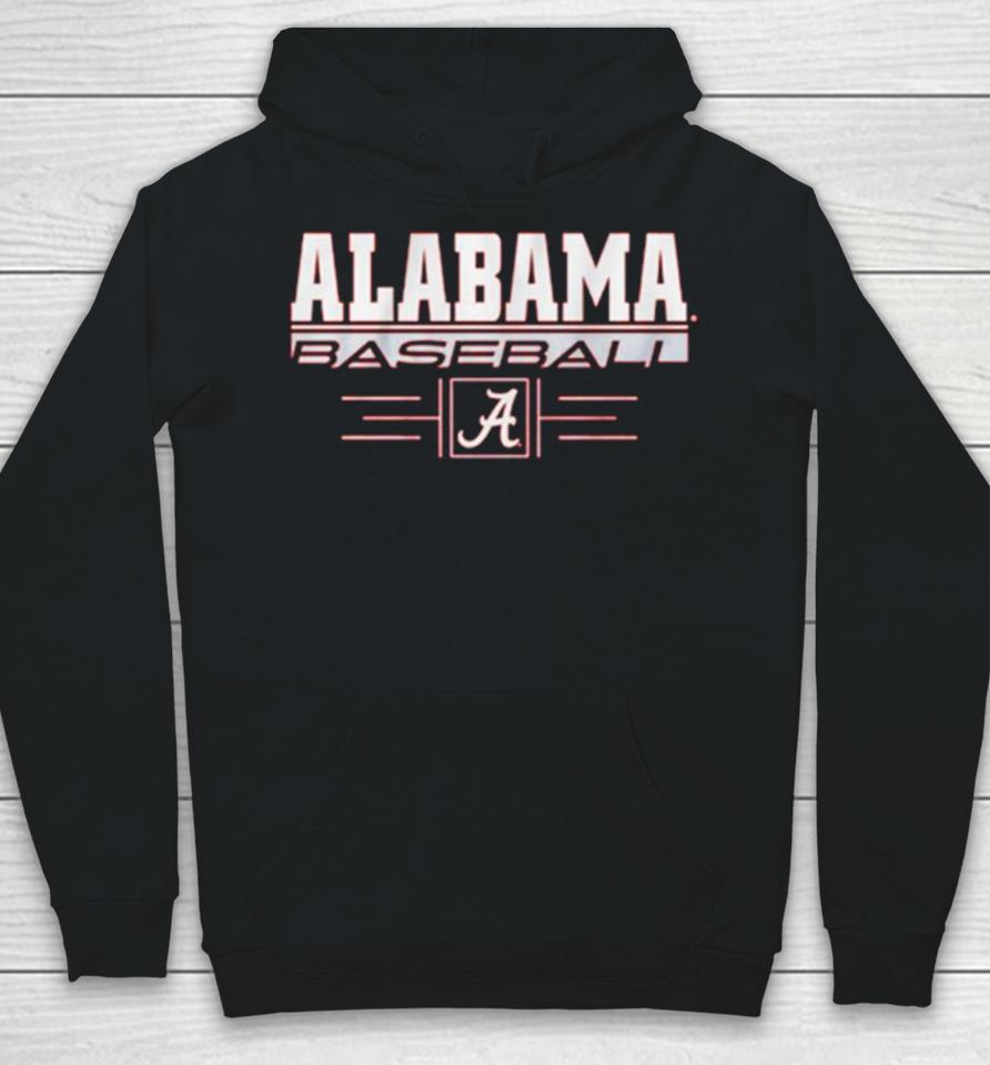 Alabama Baseball Stack University Of Alabama Logo Hoodie