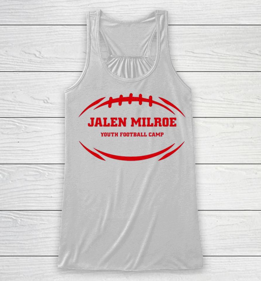 Alabama Crimson Jalen Milroe Youth Football Camp Racerback Tank