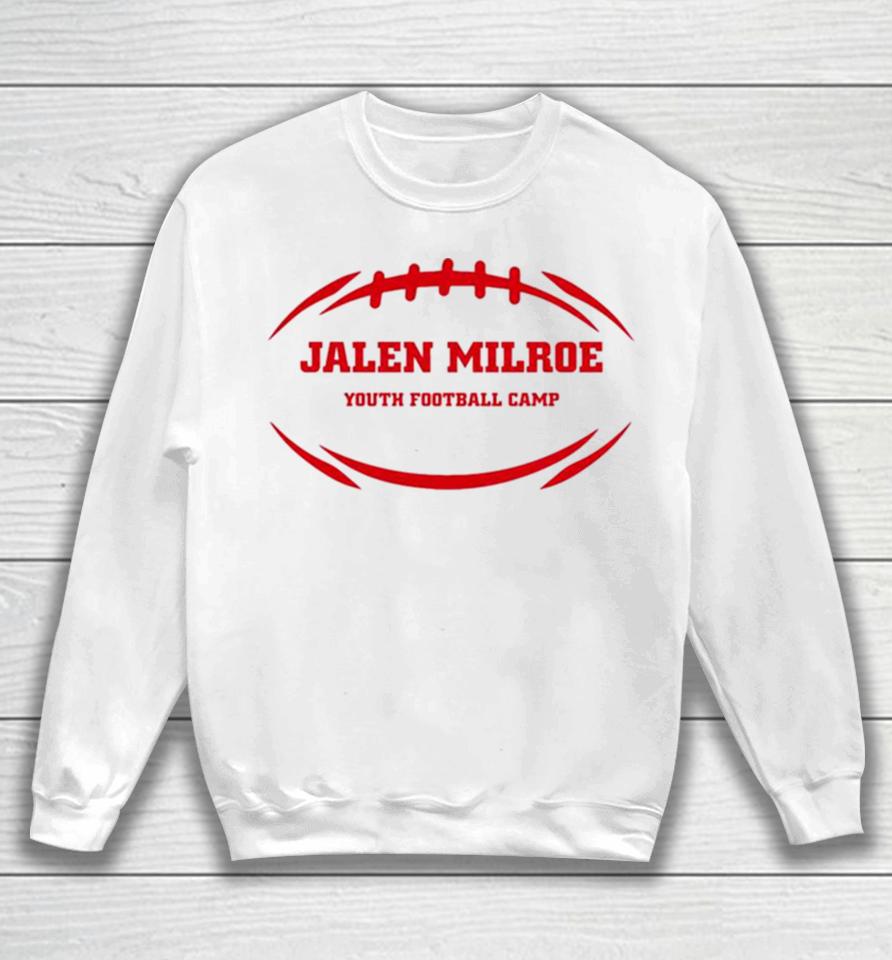 Alabama Crimson Jalen Milroe Youth Football Camp Sweatshirt