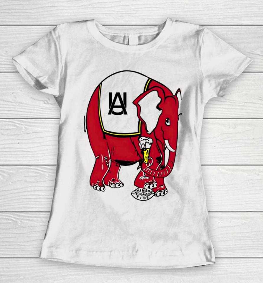 Alabama Crimson Tide 1950S Logo Women T-Shirt