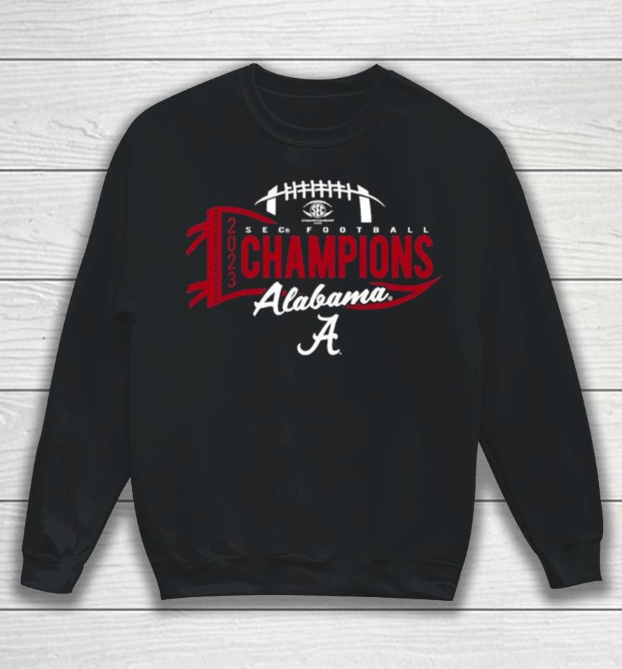 Alabama Crimson Tide 2023 Sec Football Conference Champions Sweatshirt