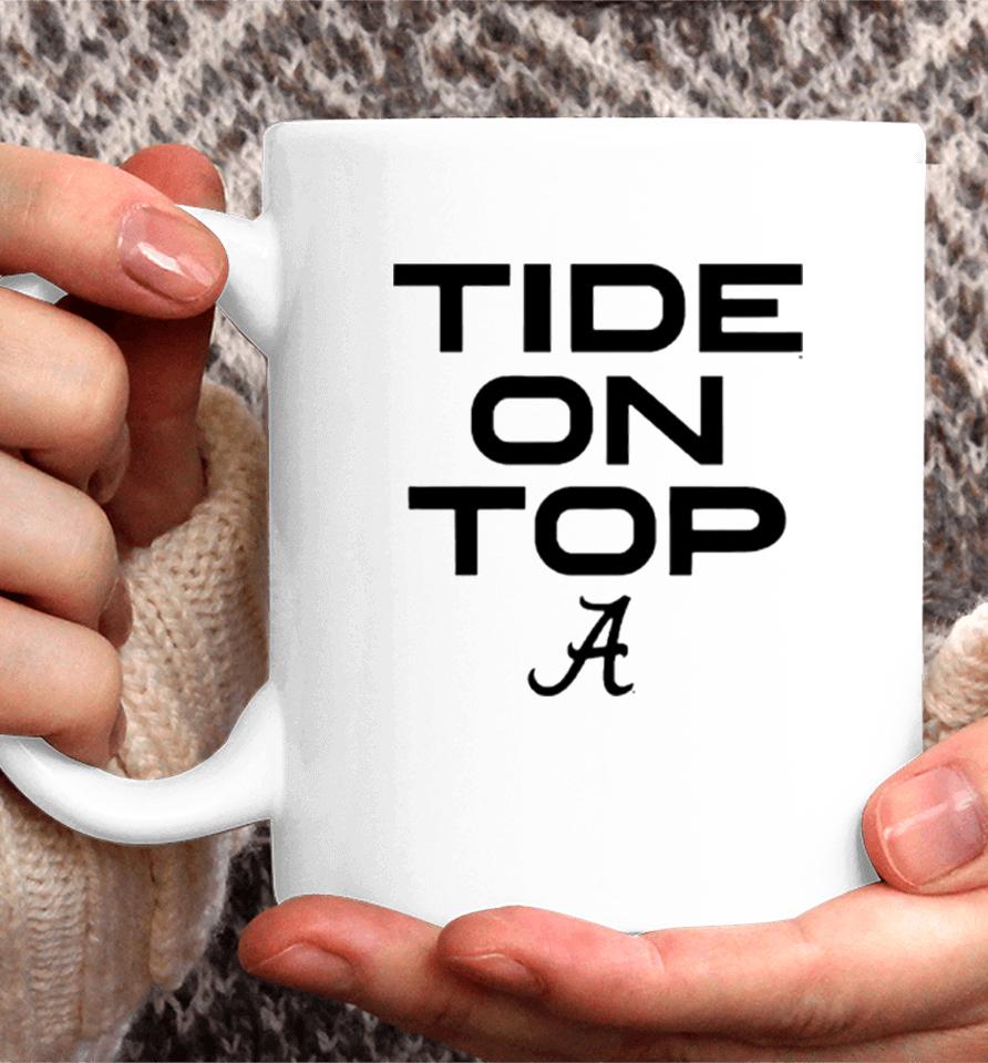 Alabama Crimson Tide 2023 Tide On Top Coffee Mug