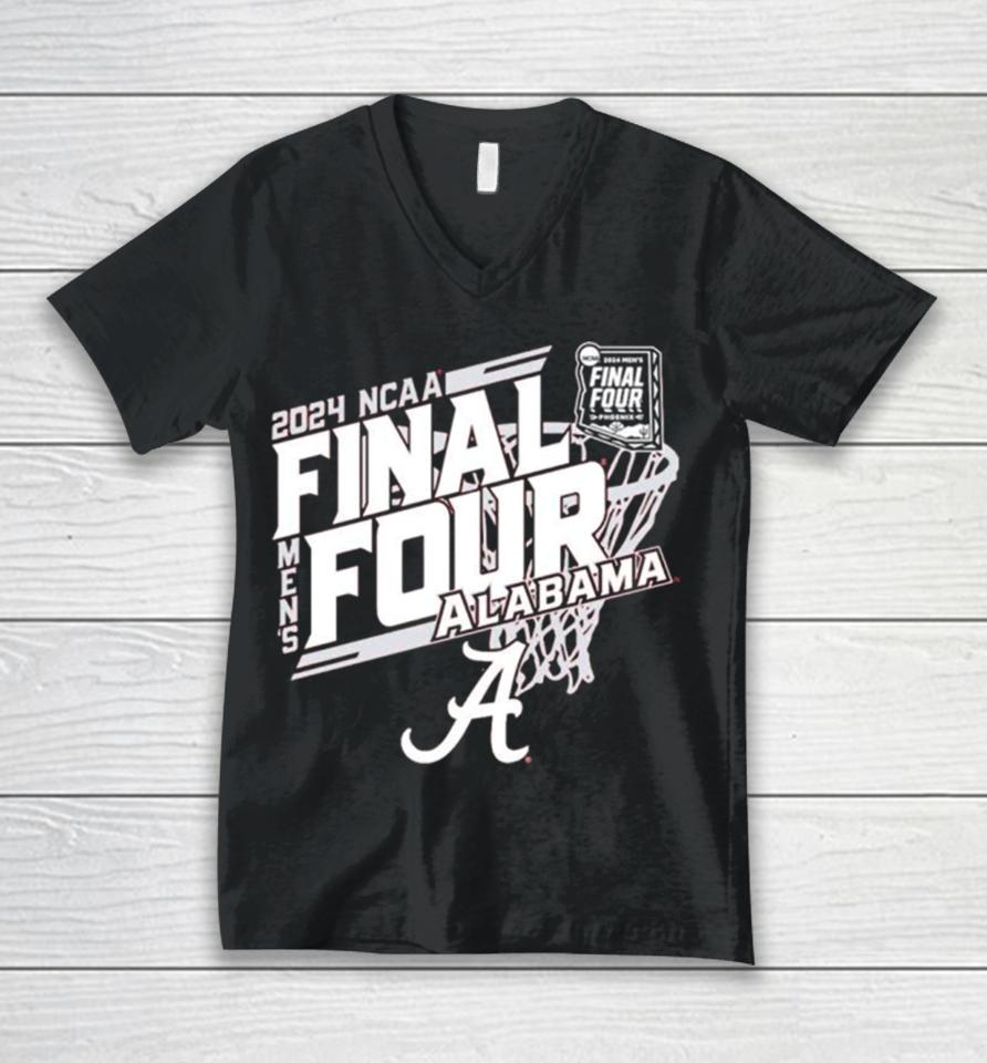 Alabama Crimson Tide 2024 Ncaa Men’s Basketball March Madness Final Four Unisex V-Neck T-Shirt