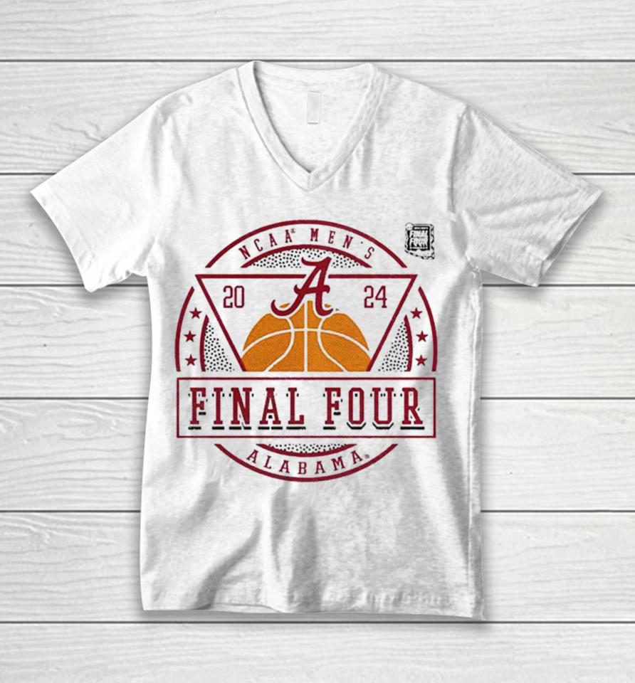 Alabama Crimson Tide 2024 Ncaa Men’s Basketball Tournament March Madness Final Four Elevated Greatness Unisex V-Neck T-Shirt