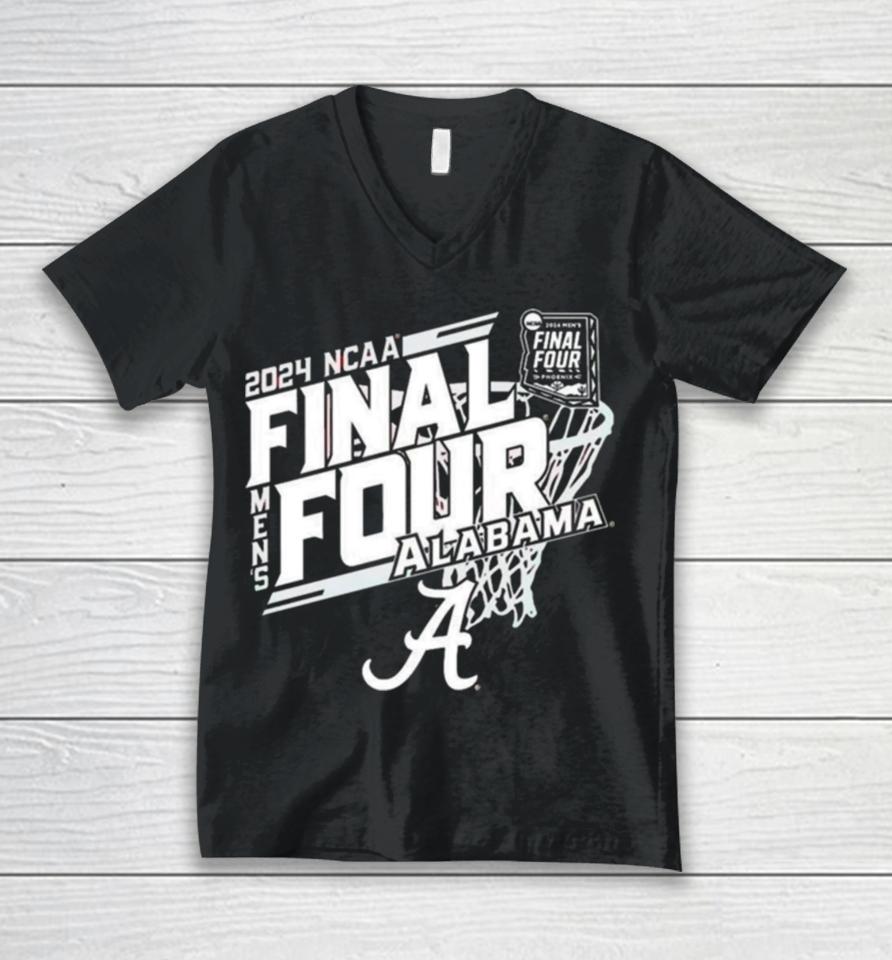 Alabama Crimson Tide 2024 Ncaa Men’s Basketball Tournament March Madness Final Four Unisex V-Neck T-Shirt