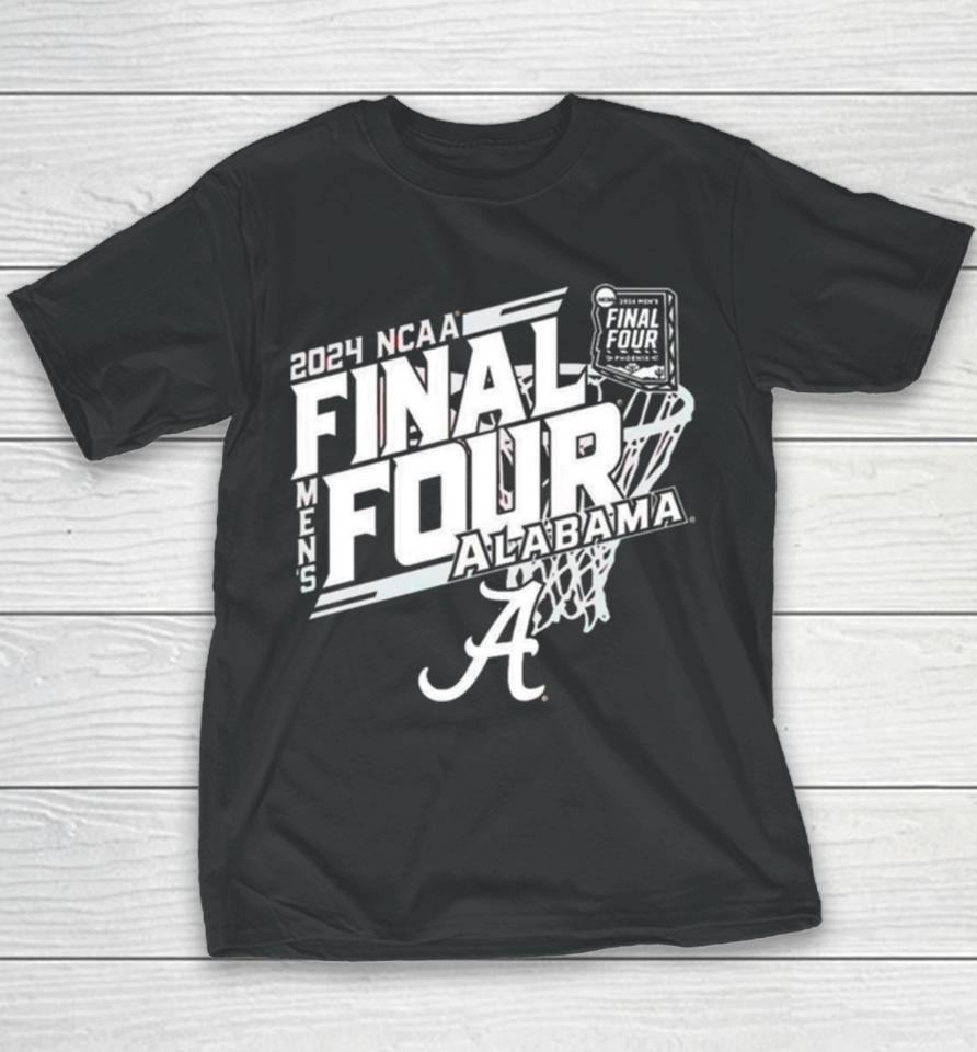 Alabama Crimson Tide 2024 Ncaa Men’s Basketball Tournament March Madness Final Four Youth T-Shirt