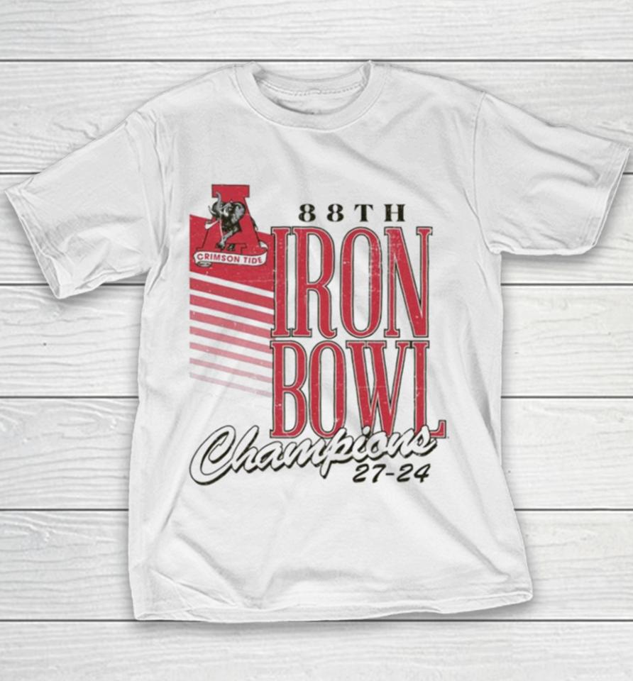 Alabama Crimson Tide 88Th Iron Bowl Champions 2023 Youth T-Shirt