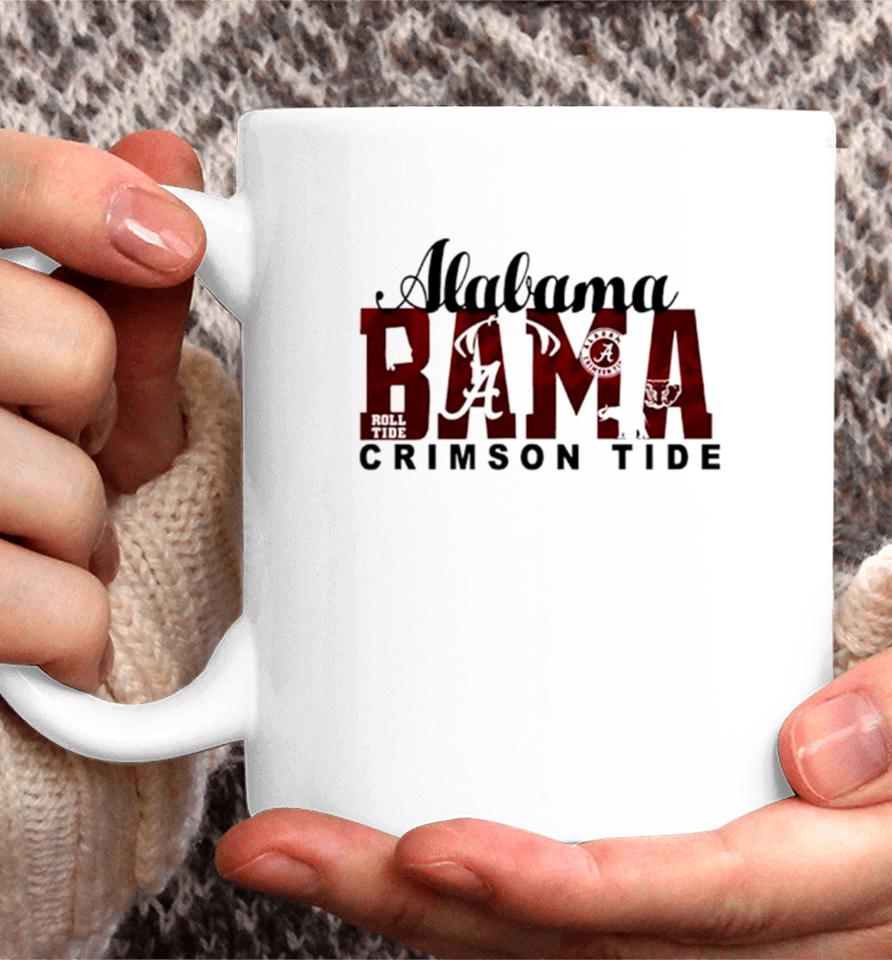 Alabama Crimson Tide Bama Football Retro Coffee Mug