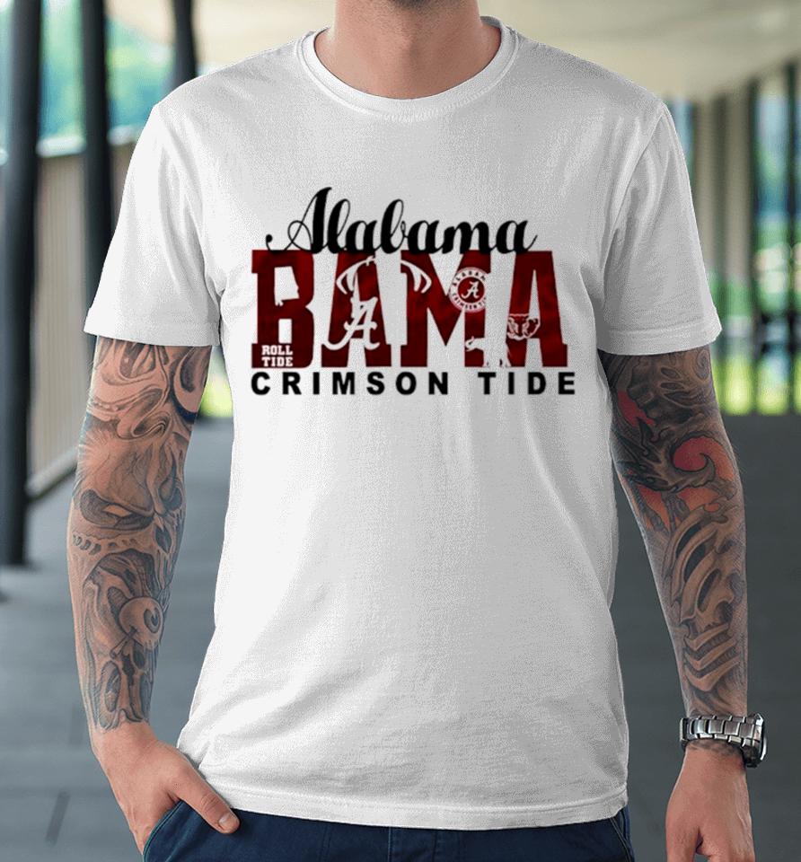 Alabama Crimson Tide Bama Football Retro Premium T-Shirt