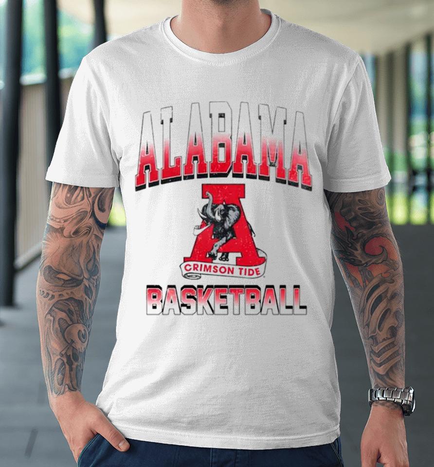 Alabama Crimson Tide Basketball Retro Premium T-Shirt