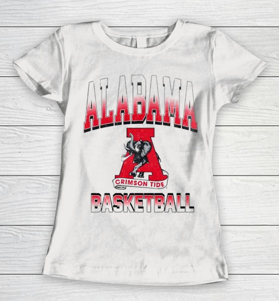 Alabama Crimson Tide Basketball Retro Women T-Shirt