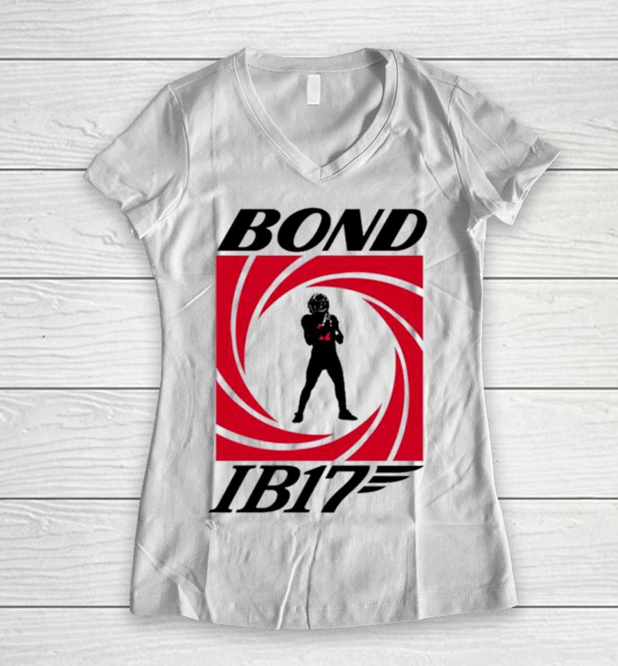 Alabama Crimson Tide Bond Ib17 Women V-Neck T-Shirt