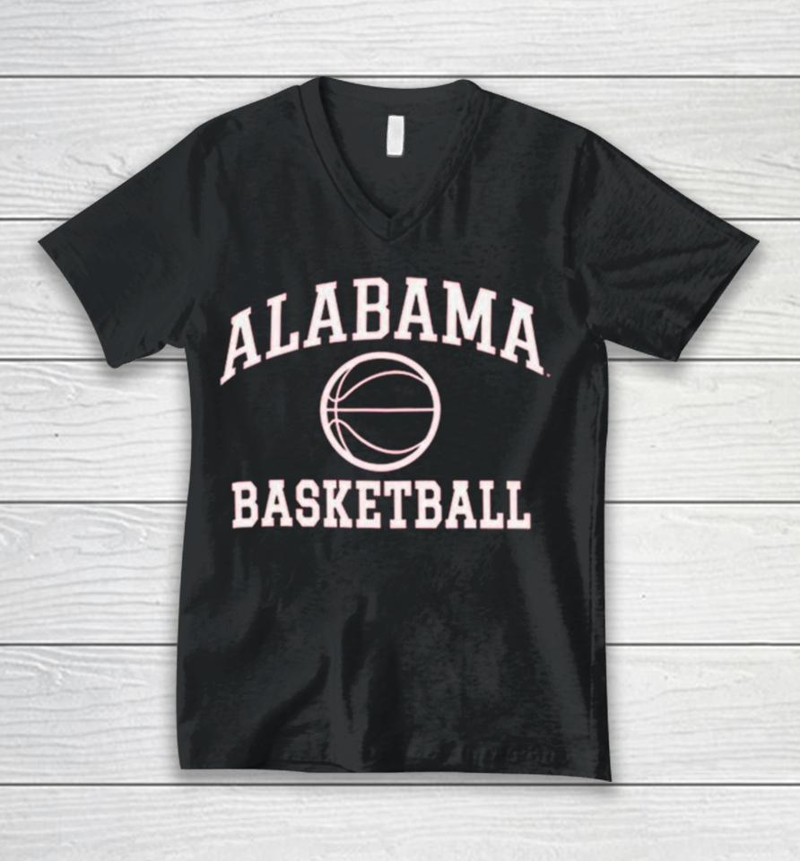 Alabama Crimson Tide Champion Basketball Icon Unisex V-Neck T-Shirt