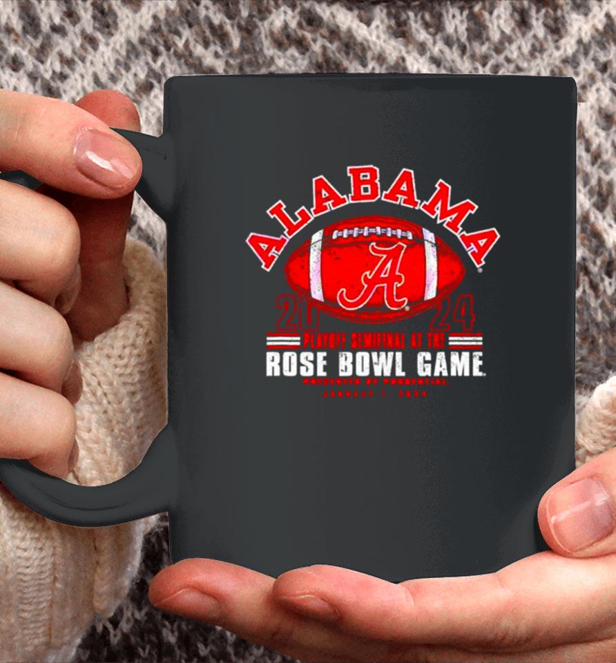 Alabama Crimson Tide Football 2024 Playoff Rose Bowl Coffee Mug