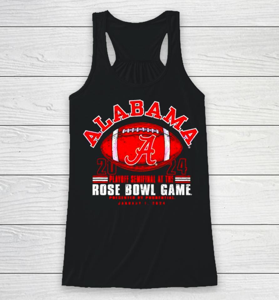 Alabama Crimson Tide Football 2024 Playoff Rose Bowl Racerback Tank