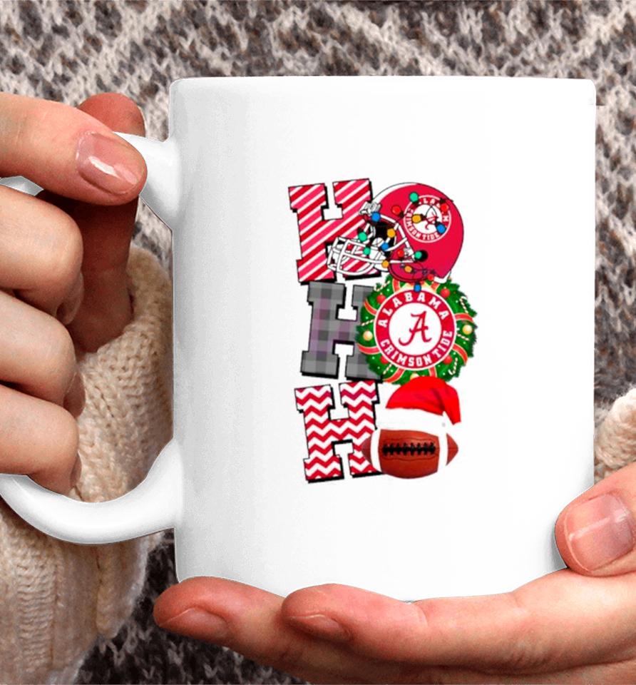 Alabama Crimson Tide Football Christmas Ho Ho Ho Coffee Mug