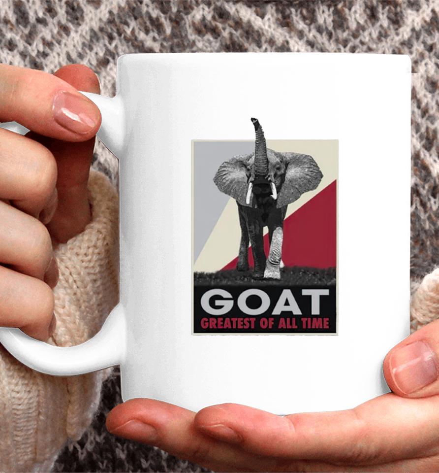 Alabama Crimson Tide Goat Greatest Of All Time Coffee Mug