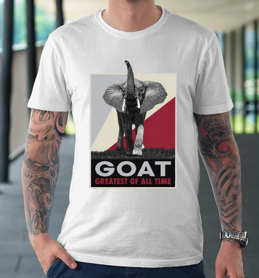 Alabama Crimson Tide Goat Greatest Of All Time Premium T-Shirt