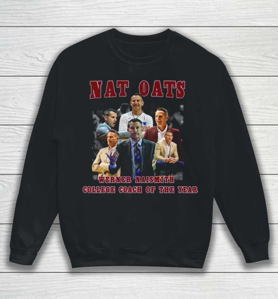 Alabama Crimson Tide Nat Oats Werner Naismith College Coach Of The Year Sweatshirt