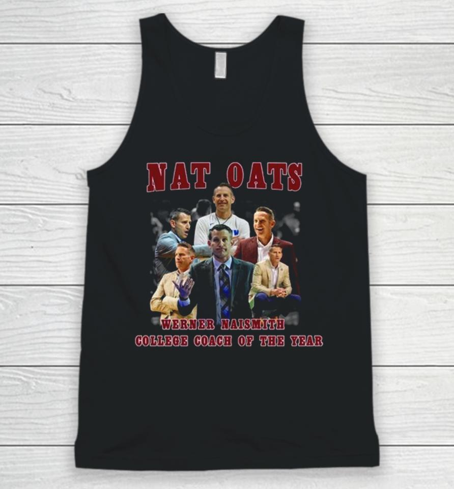 Alabama Crimson Tide Nat Oats Werner Naismith College Coach Of The Year Unisex Tank Top