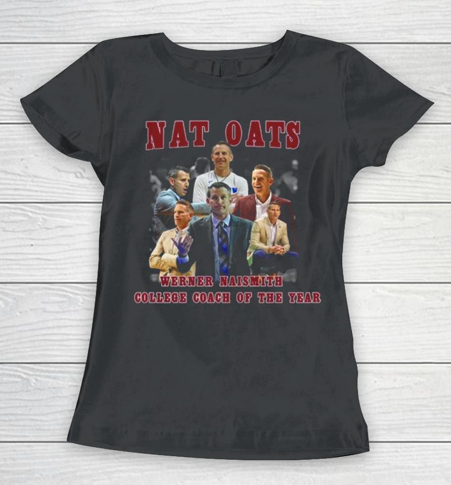 Alabama Crimson Tide Nat Oats Werner Naismith College Coach Of The Year Women T-Shirt