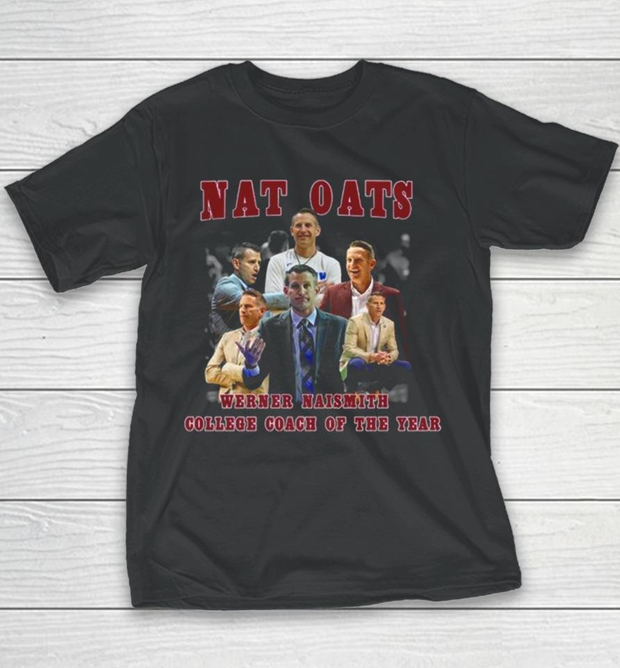 Alabama Crimson Tide Nat Oats Werner Naismith College Coach Of The Year Youth T-Shirt