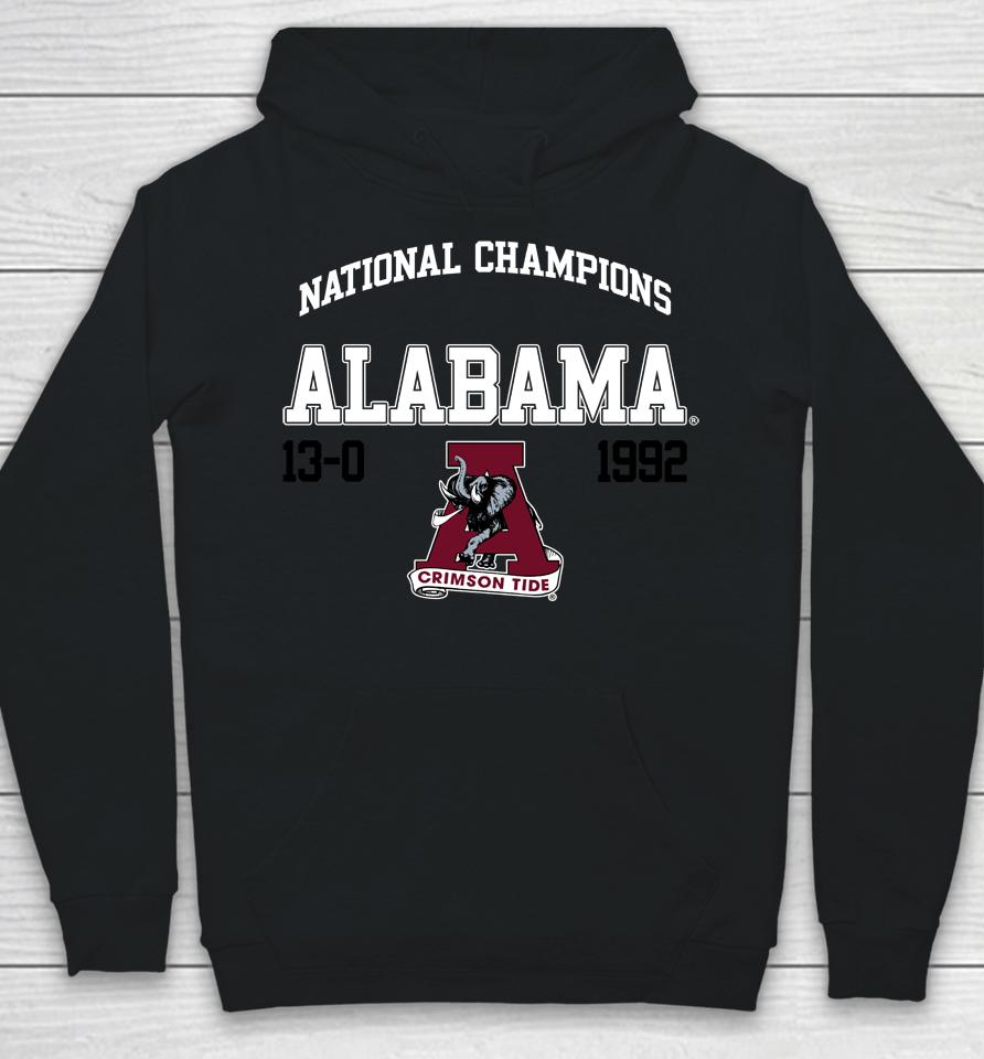 Alabama Crimson Tide National Champions 1992 Hoodie