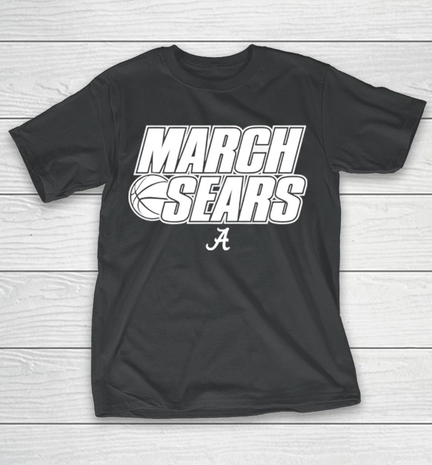 Alabama Crimson Tide Ncaa Men’s Basketball Mark Sears T-Shirt