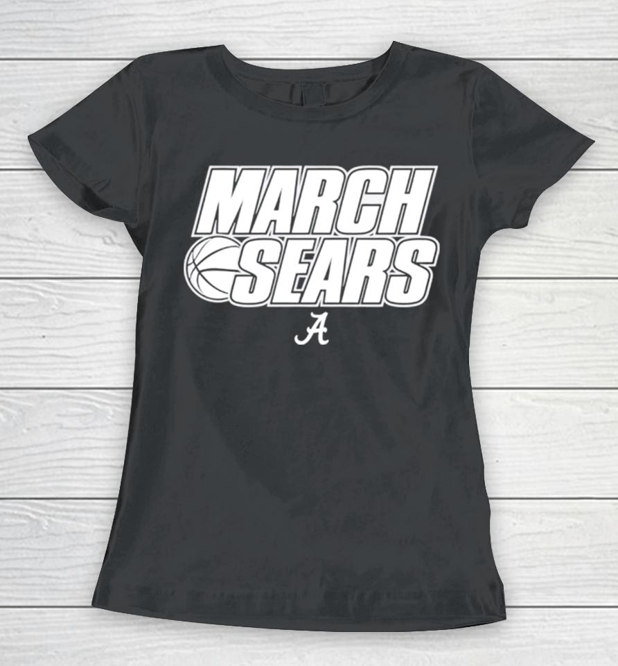 Alabama Crimson Tide Ncaa Men’s Basketball Mark Sears Women T-Shirt