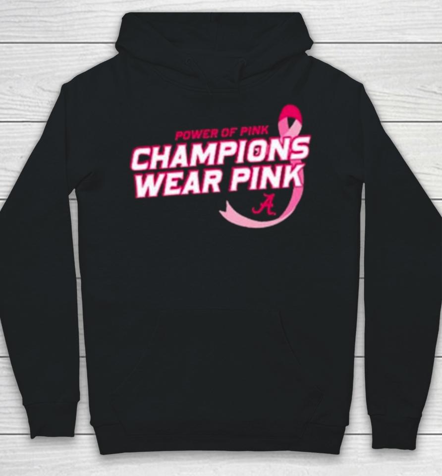Alabama Crimson Tide Power Of Pink Breast Cancer Hoodie