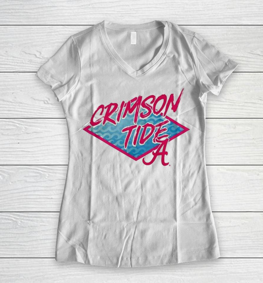 Alabama Crimson Tide Spring 2024 Spring Break Women V-Neck T-Shirt