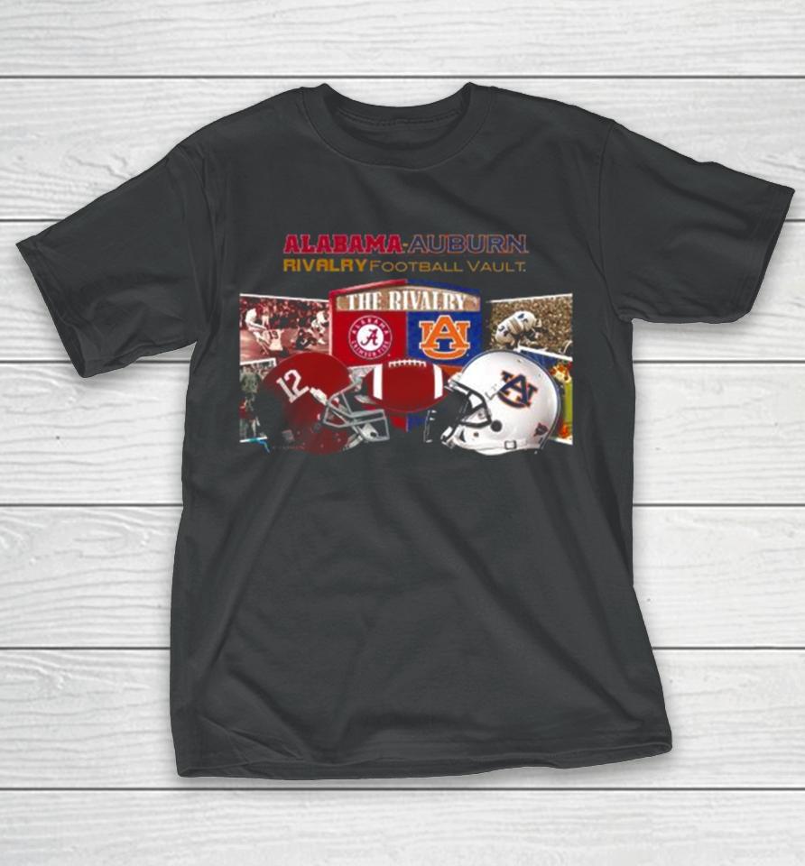 Alabama Crimson Tide Vs Auburn Tigers Rivalry Football Vault 2023 T-Shirt