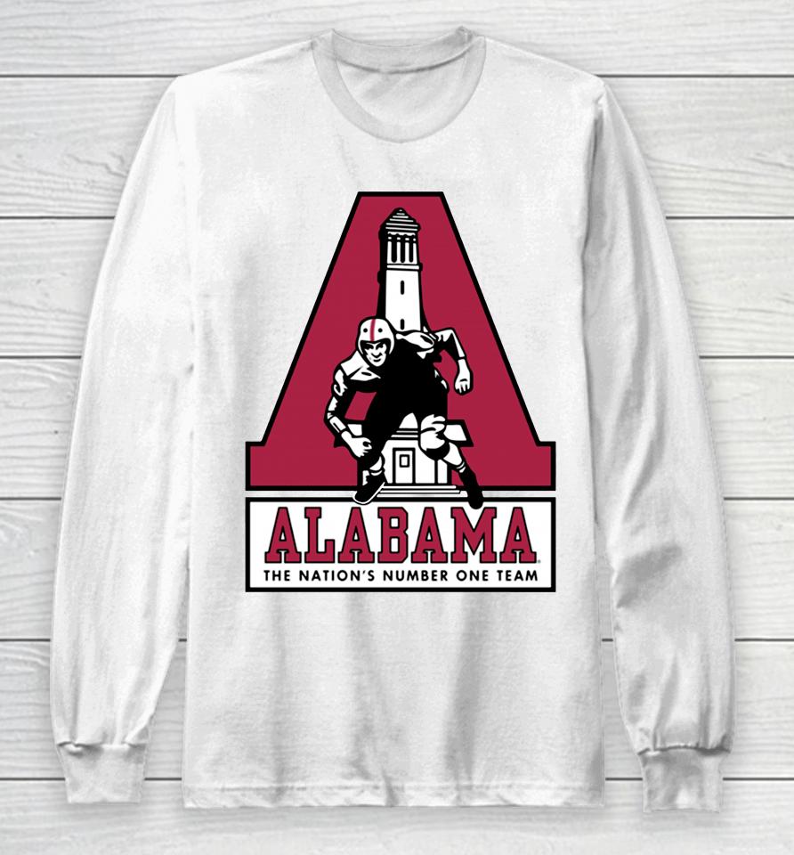 Alabama Denny Chimes The Nation's Number One Team Long Sleeve T-Shirt