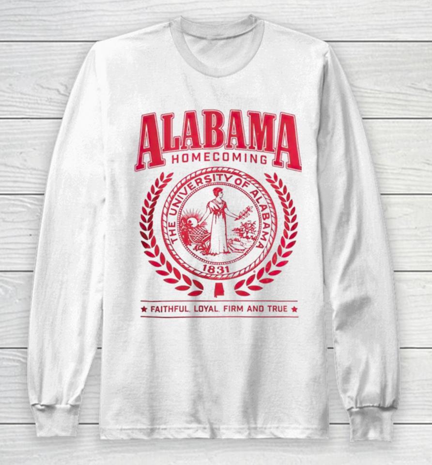 Alabama Football 2023 Homecoming Pocket Long Sleeve T-Shirt