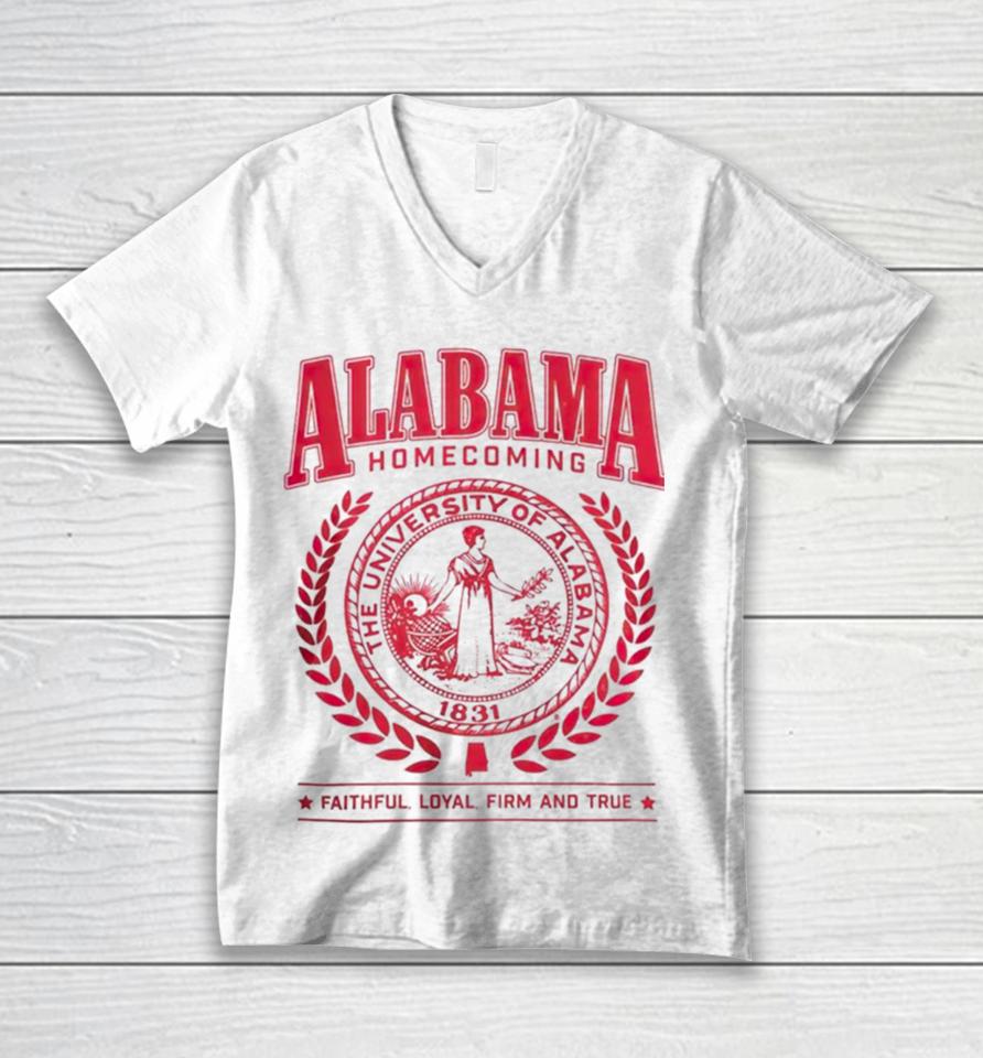 Alabama Football 2023 Homecoming Pocket Unisex V-Neck T-Shirt
