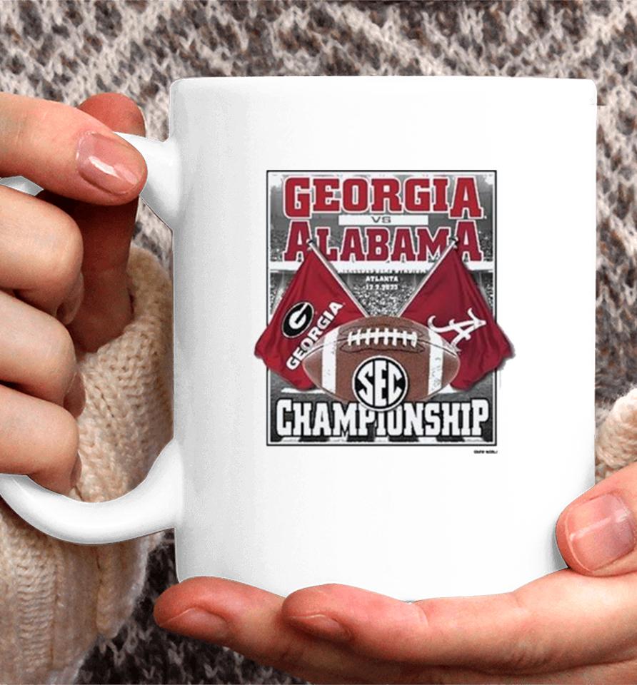 Alabama Vs Georgia 2023 Sec Football Championship Coffee Mug