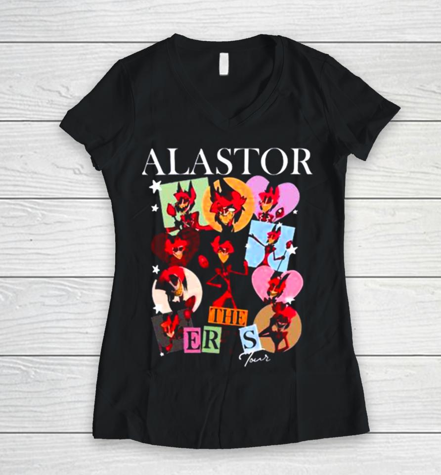 Alastors Era Tour Inspired Women V-Neck T-Shirt