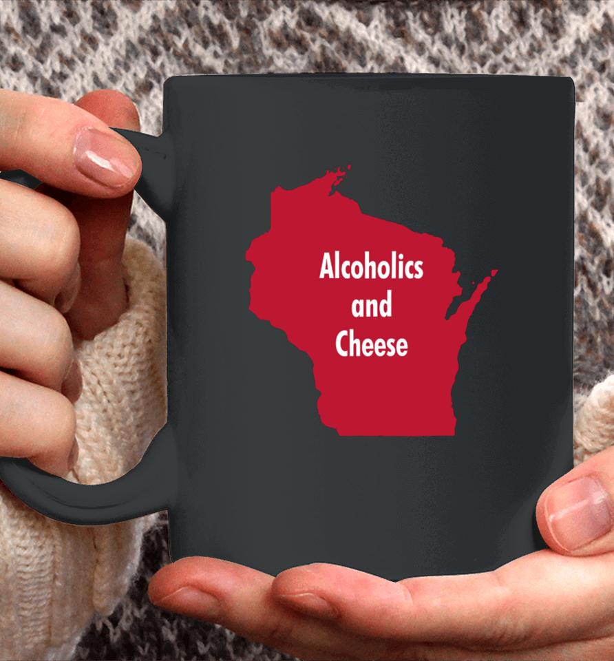 Alcoholics And Cheese Wisconsin Coffee Mug