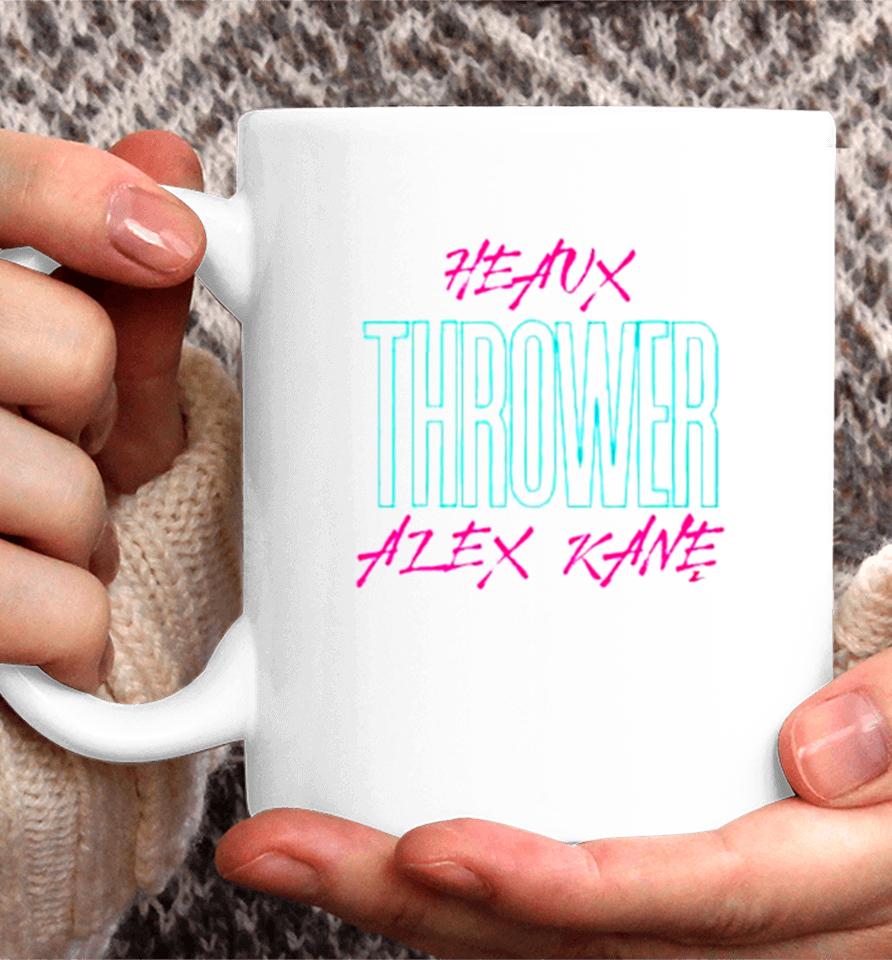 Alex Kane Heaux Thrower Coffee Mug