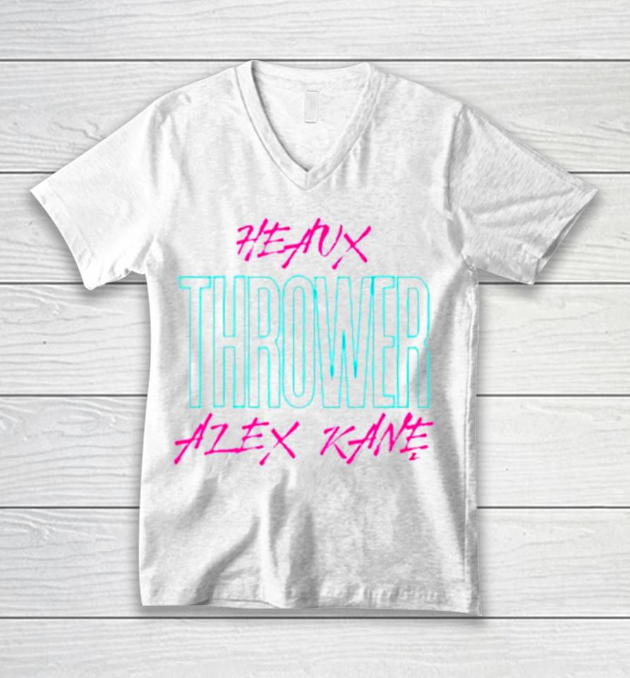 Alex Kane Heaux Thrower Unisex V-Neck T-Shirt