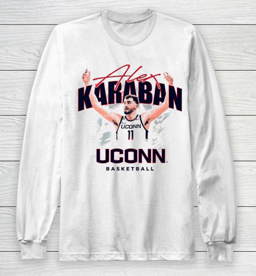 Alex Karaban Uconn Huskies Men’s Basketball Long Sleeve T-Shirt