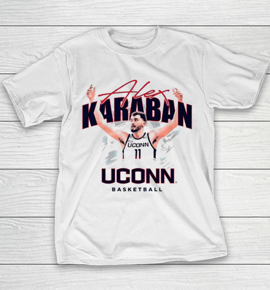Alex Karaban Uconn Huskies Men’s Basketball Youth T-Shirt