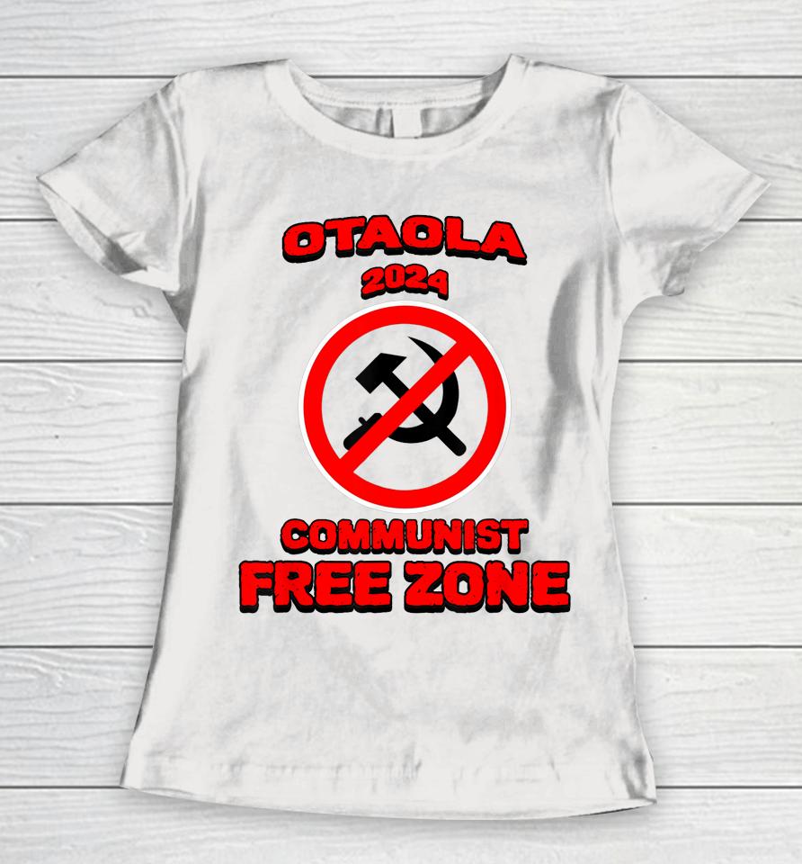 Alex Otaola Alcalde 2024 Communist Free Zone Women T-Shirt