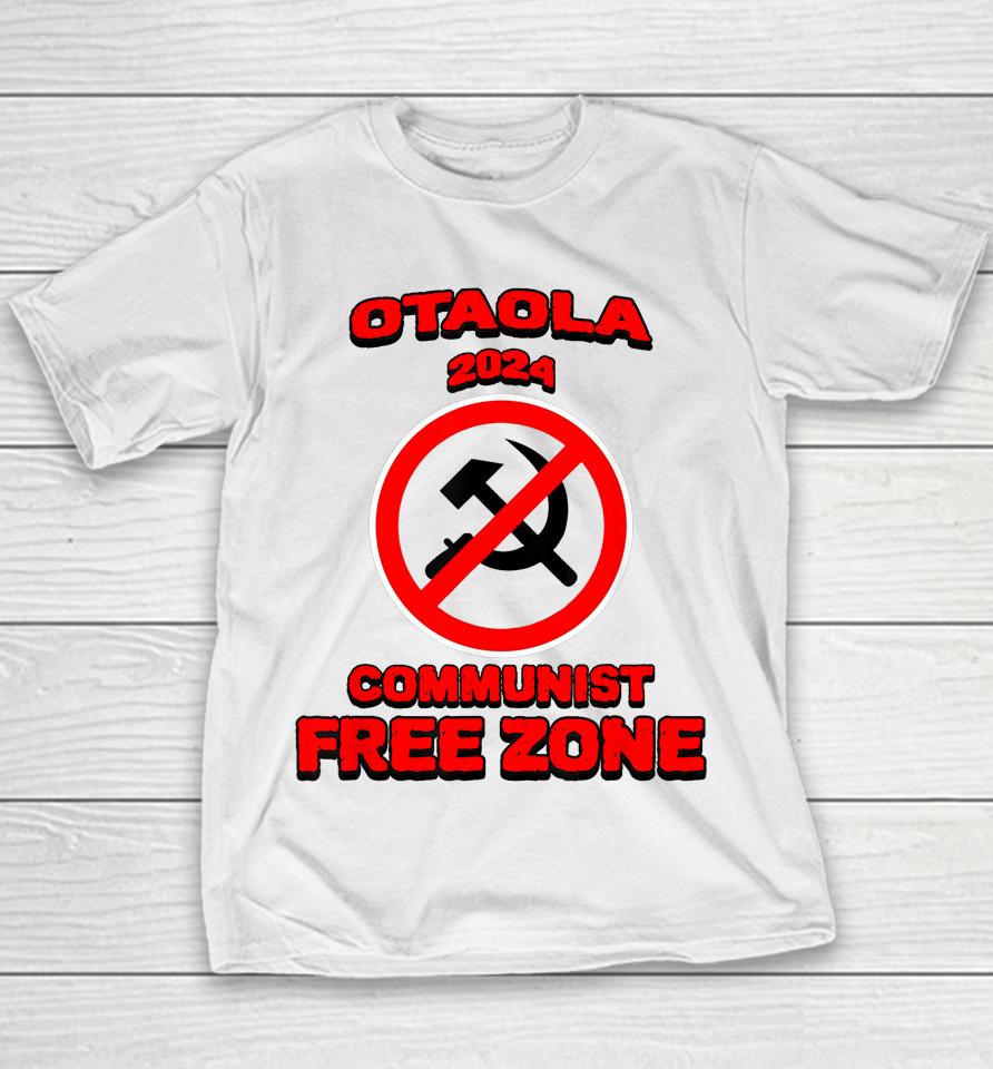 Alex Otaola Alcalde 2024 Communist Free Zone Youth T-Shirt
