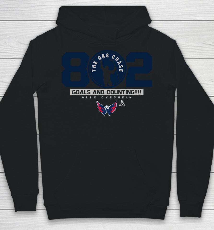 Alexander Ovechkin Washington Capitals 802 The Gr8 Chase Hoodie