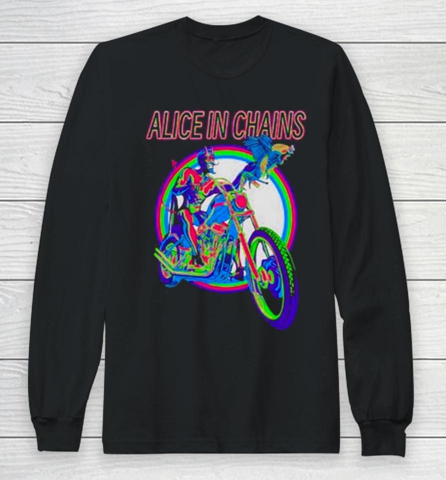 Alice In Chains Devil Bike Long Sleeve T-Shirt