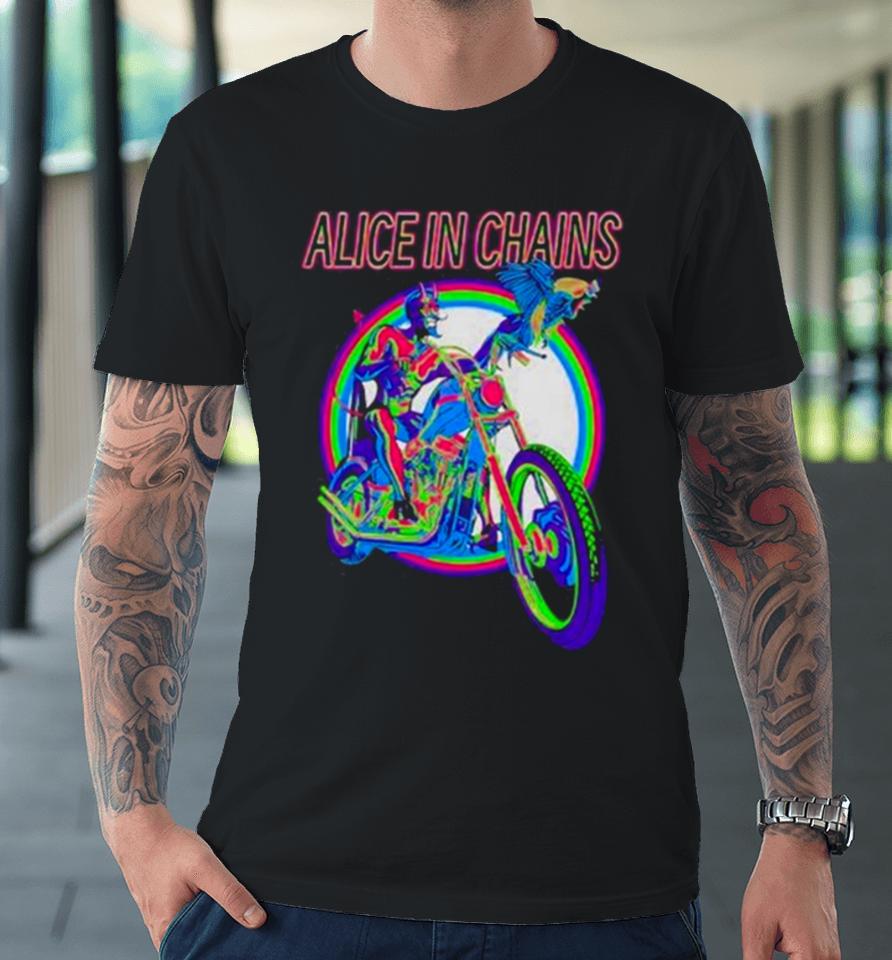 Alice In Chains Devil Bike Premium T-Shirt