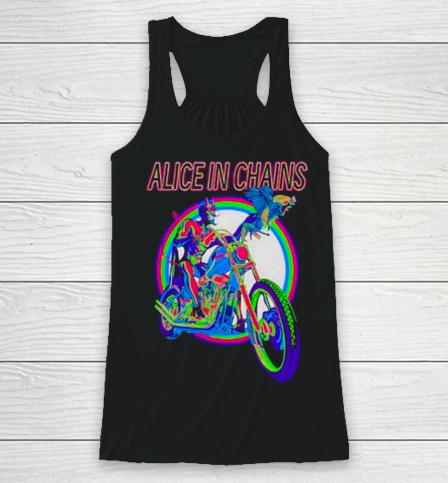 Alice In Chains Devil Bike Racerback Tank