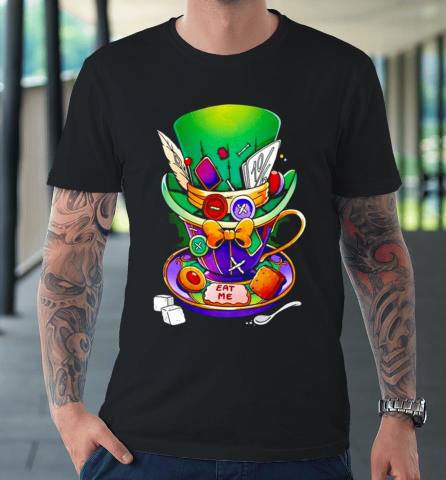 Alice In Wonderland Mad Hatter Mug Premium T-Shirt